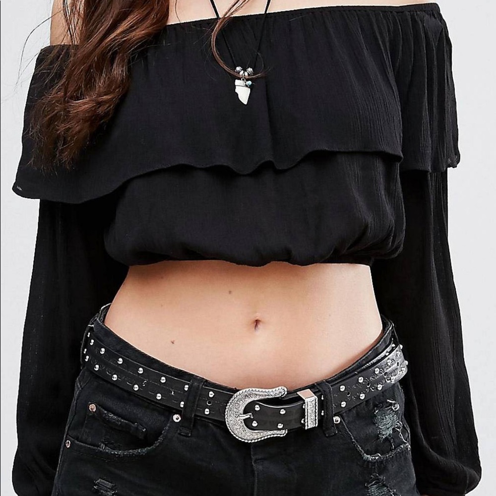 Glamorous off shoulder long sleeve top